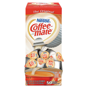 Coffee mate® Liquid Coffee Creamer, French Vanilla, 0.38 Oz Mini Cups, 50-box, 4 Boxes-carton, 200 Total-carton freeshipping - TVN Wholesale